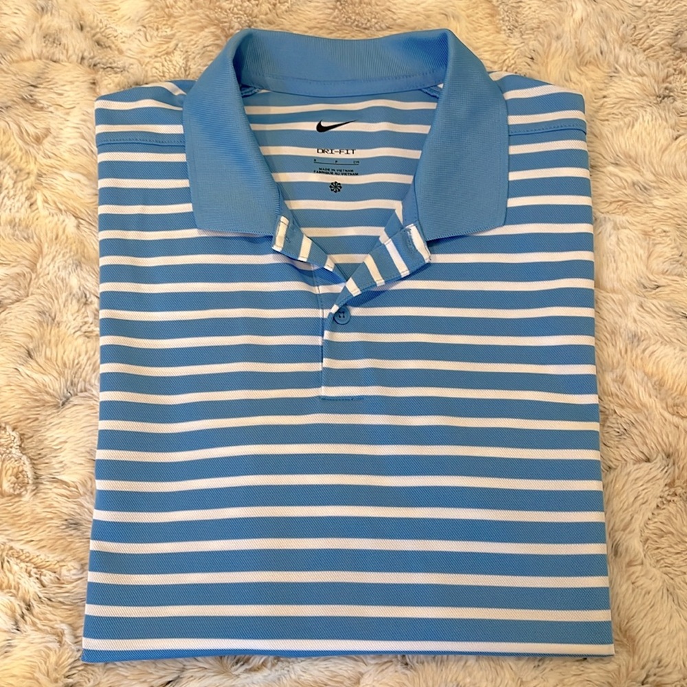 Nike Golf Striped Dri-Fit Polo Shirt